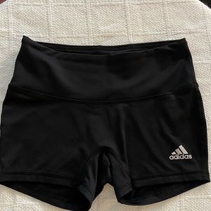 Adidas athletic spandex shorts 
Sized medium